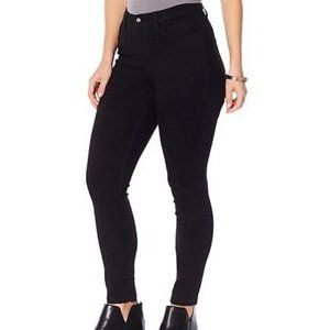 G by Giuliana Forever Stretch Classic Skinny Jean 763-661 Black 18W